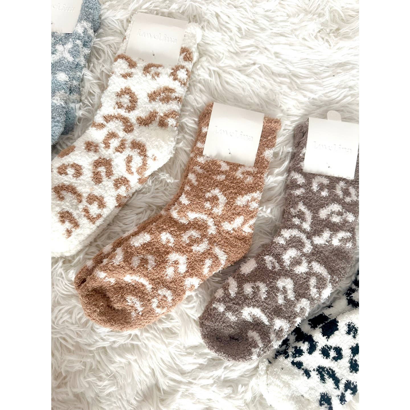 Assorted Leopard Print Socks for Women