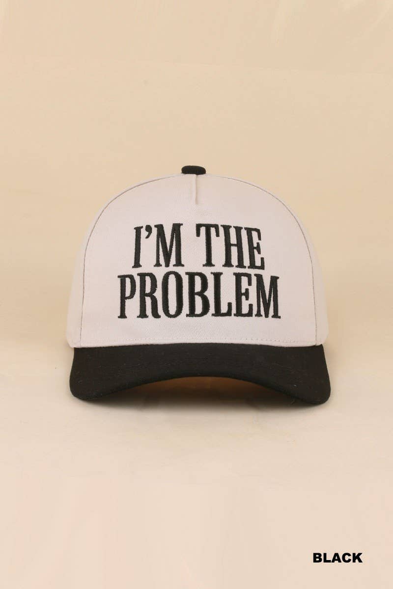 I'm The Problem Two Tone Snapback Hat: CAMO
