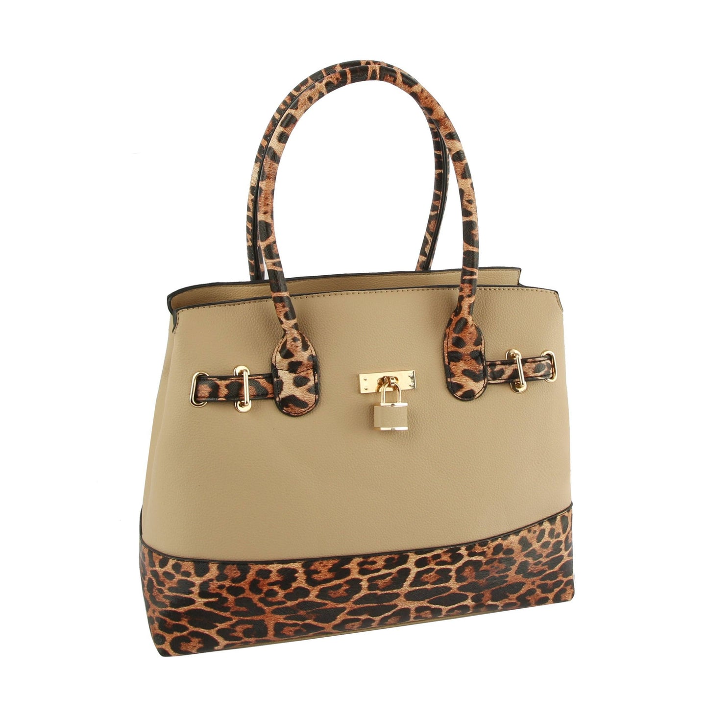 Women's Satchel Purse Shoulder Bag - Vegan Leather