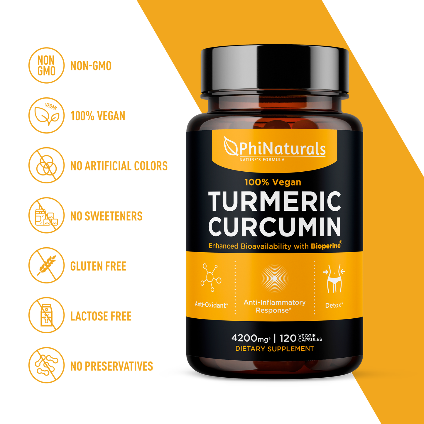 Turmeric Curcumin with Bioperine