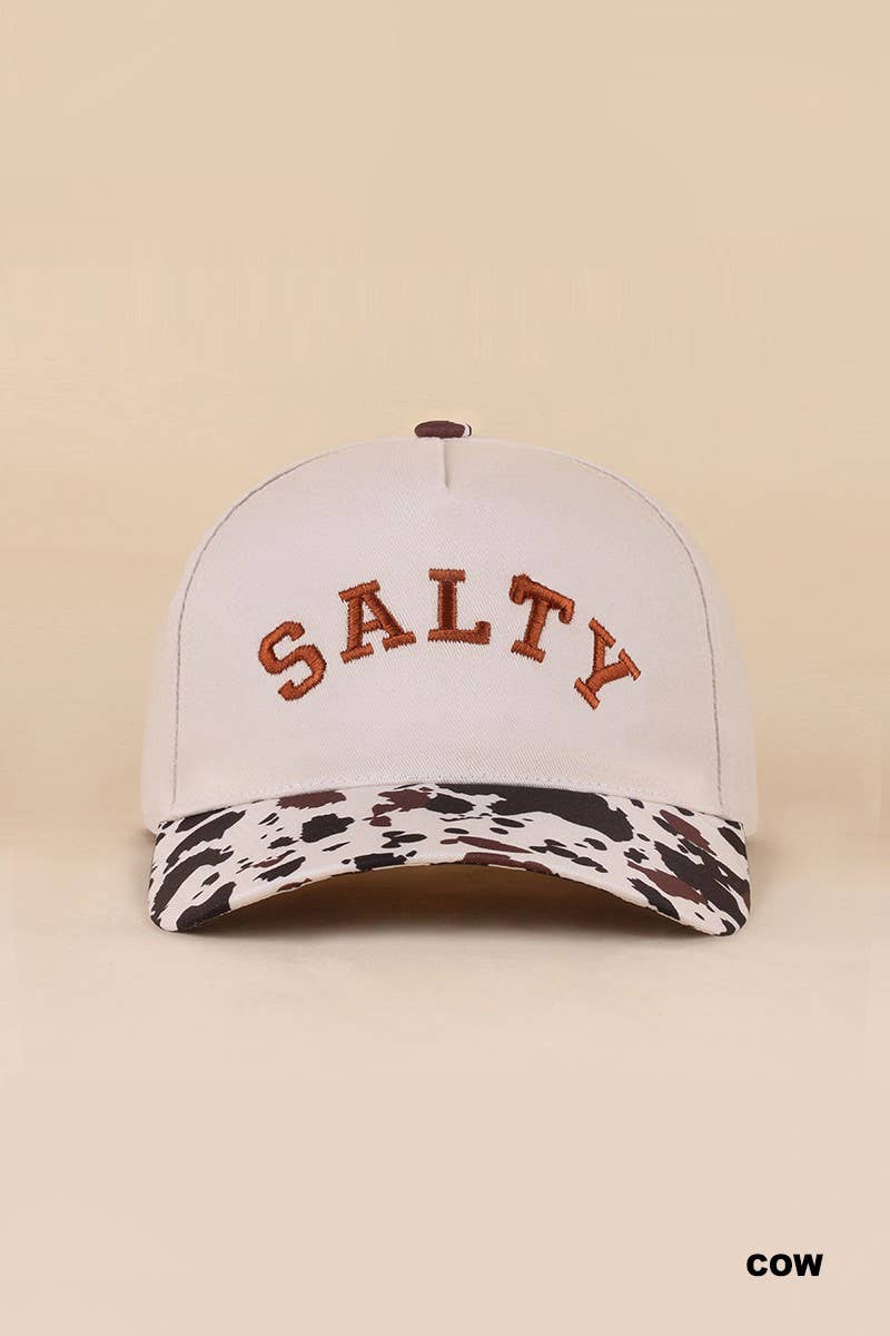 Salty Two-tone Canvas Cotton Cap: ASH MOCHA