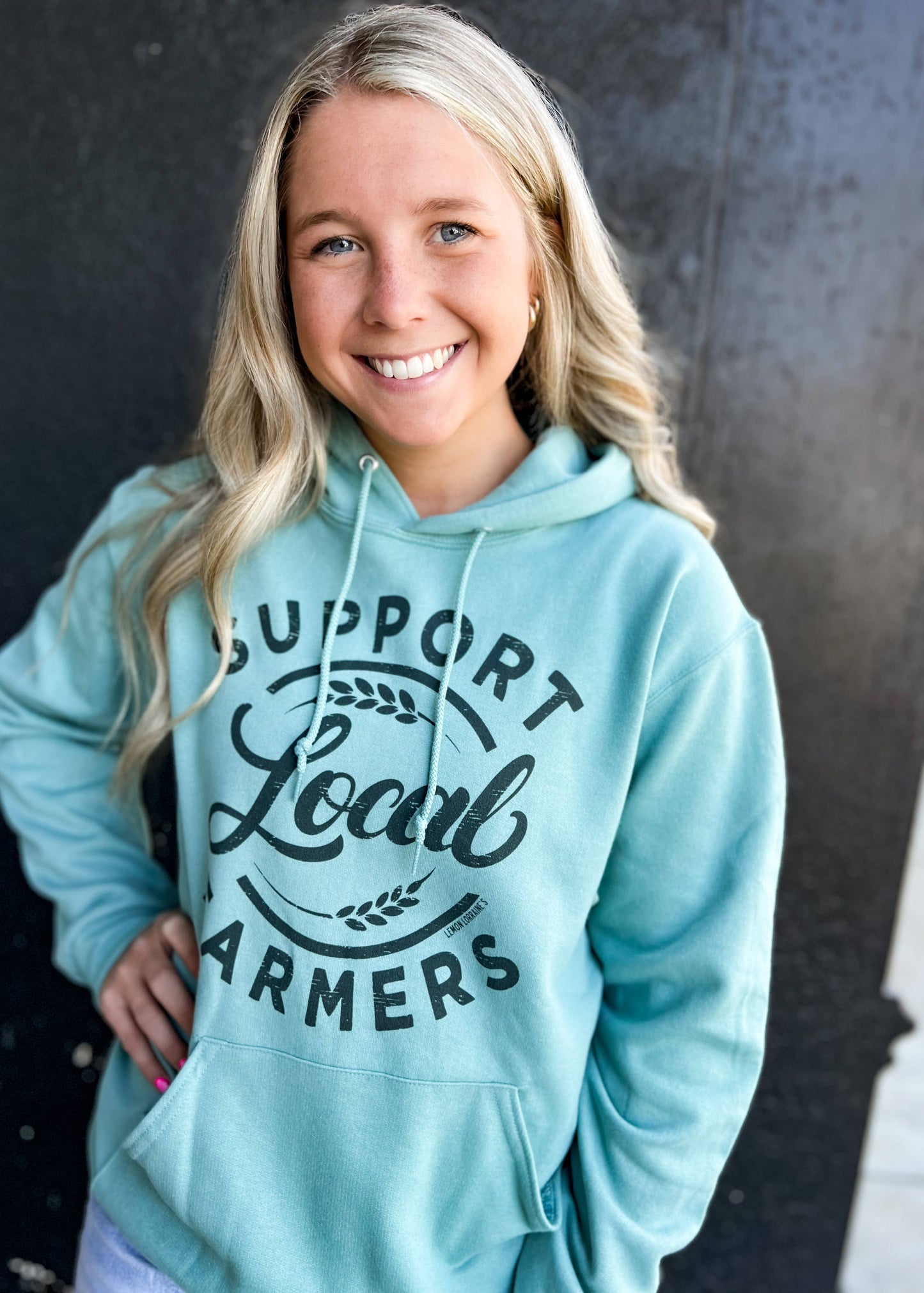 SUPPORT LOCAL FARMERS - Sage Hoodies