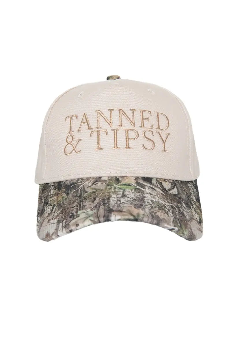 Tanned & Tipsy Two-Tone Hat