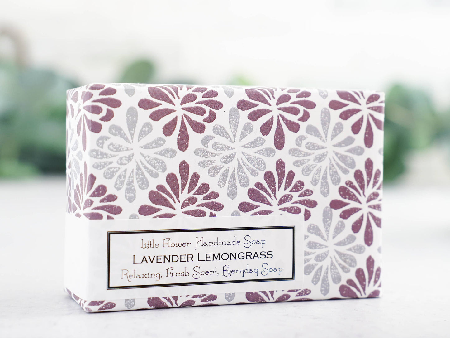 Lavender Lemongrass Handmade Soap: 3.5 oz