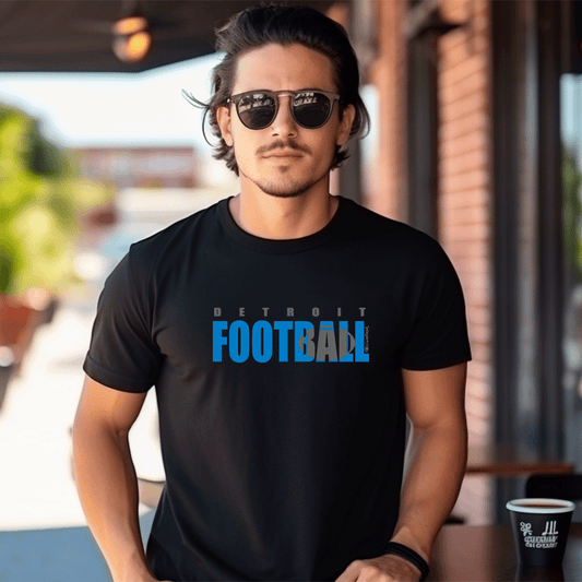 Motown Football Classic Crew T-Shirt - Detroit Football