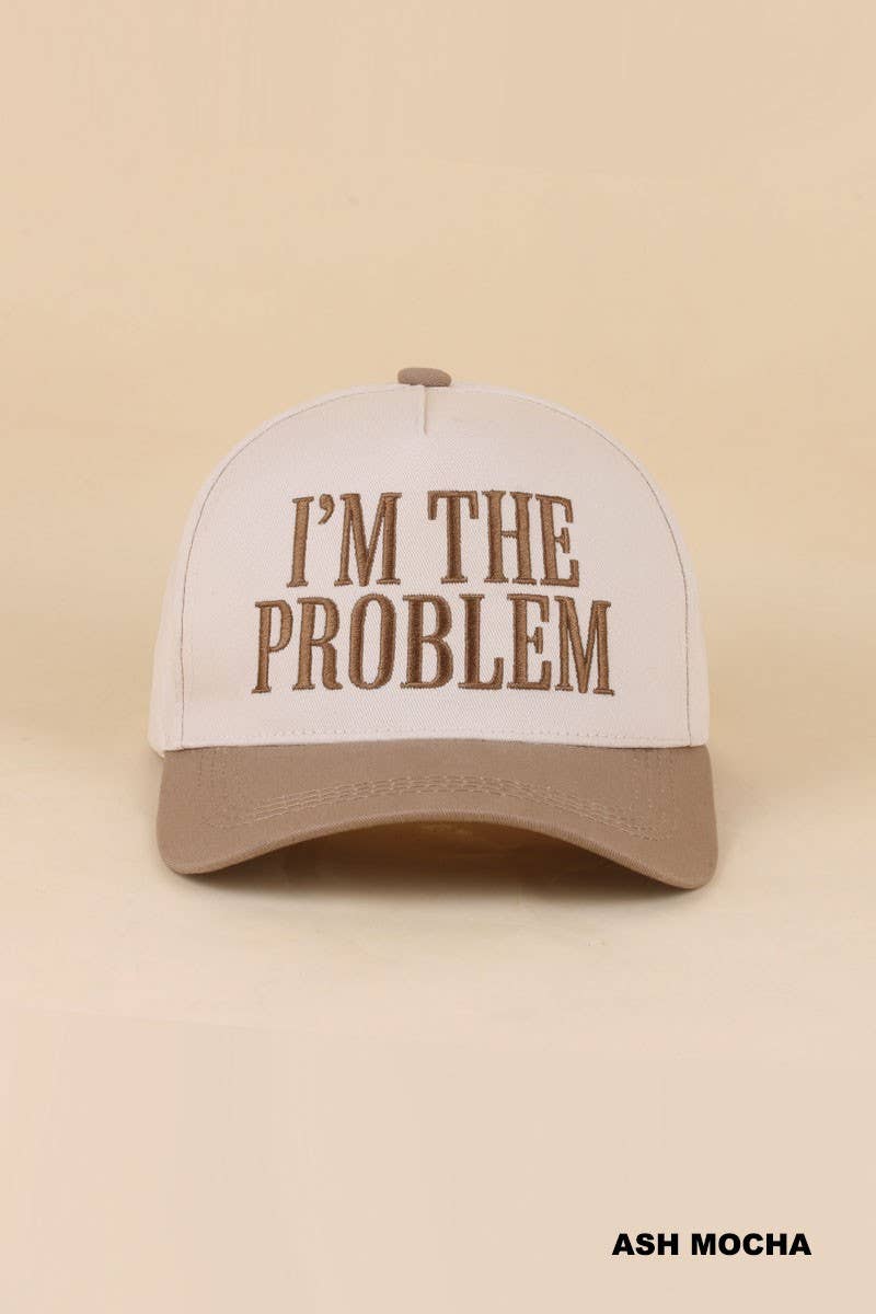 I'm The Problem Two Tone Snapback Hat: CAMO