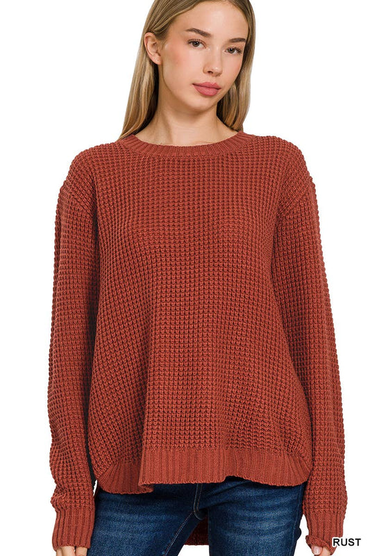 Waffle Sweater