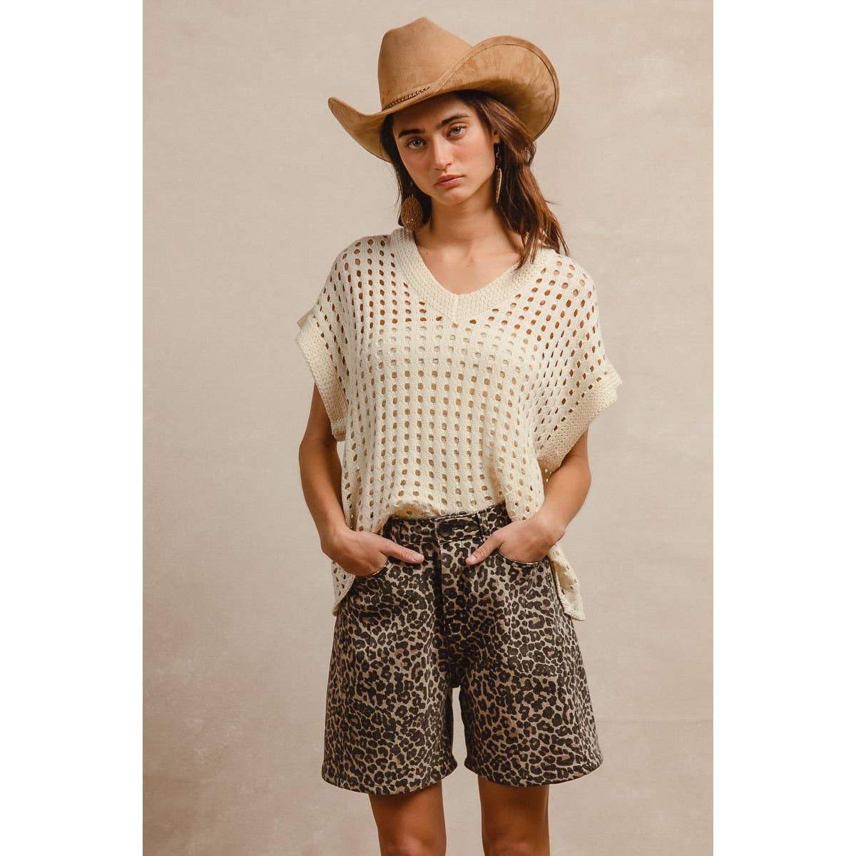 Leopard Print Shorts