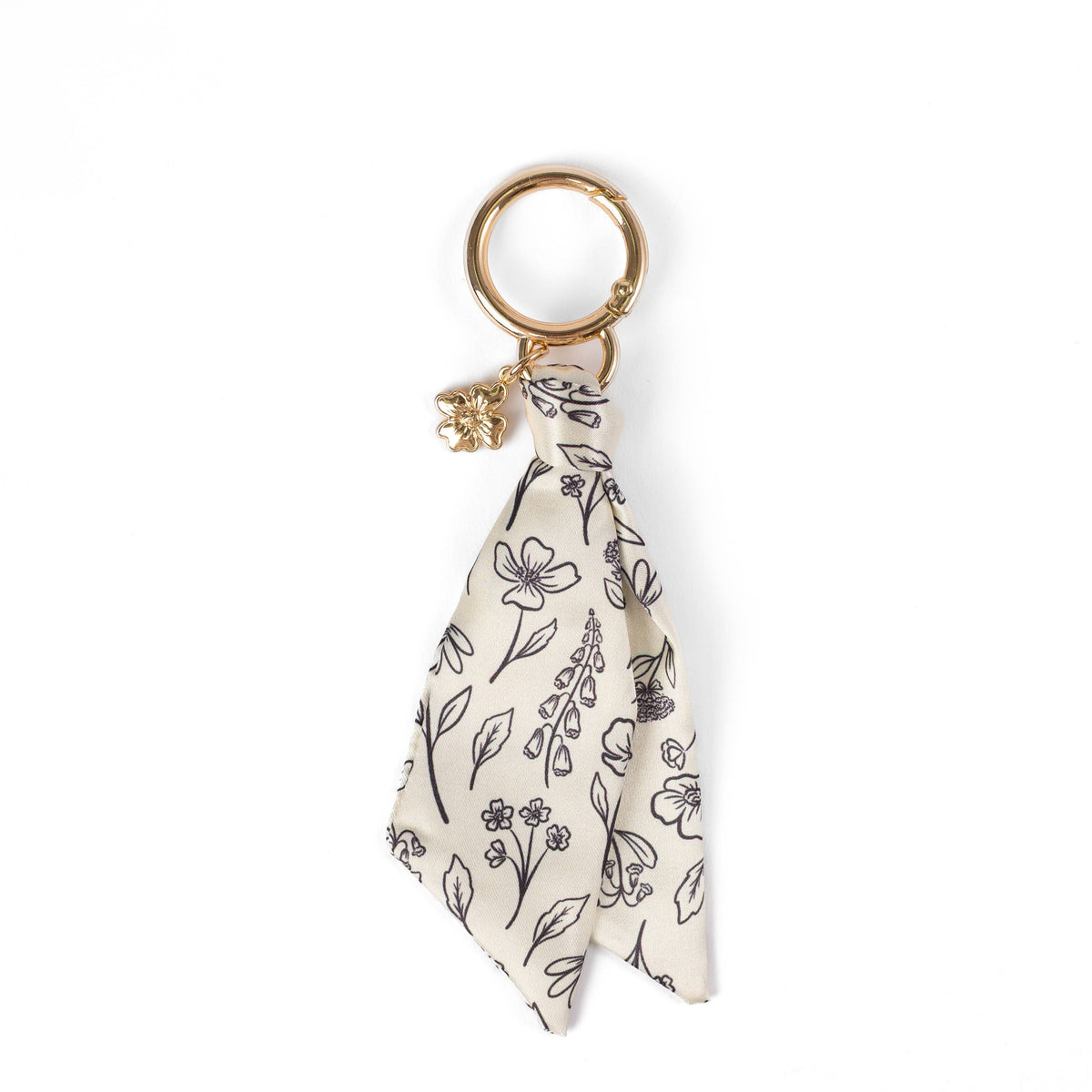 Floral Satin Keychain: Primrose Petals