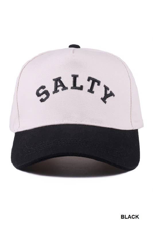 Salty Two-tone Canvas Cotton Cap: COW