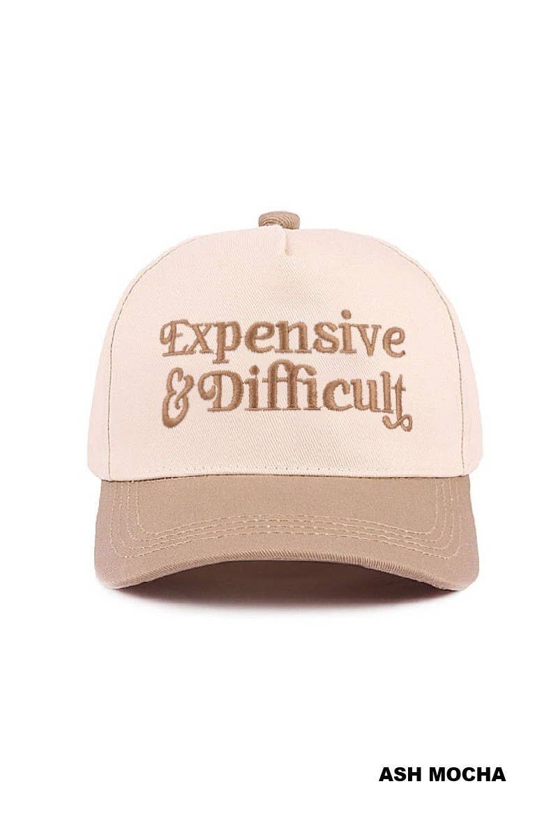 Expensive And Difficult Two Tone Canvas Cotton Cap: LEOPARD