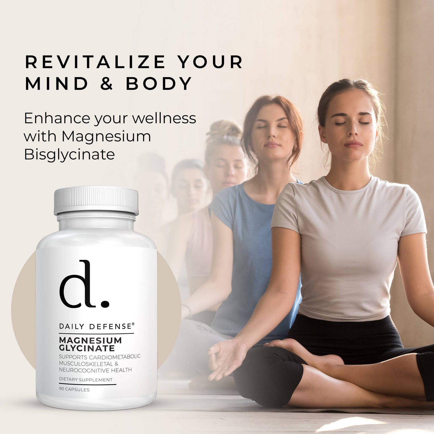 MAGNESIUM GLYCINATE Cardiometabolic Musculoskeletal Support