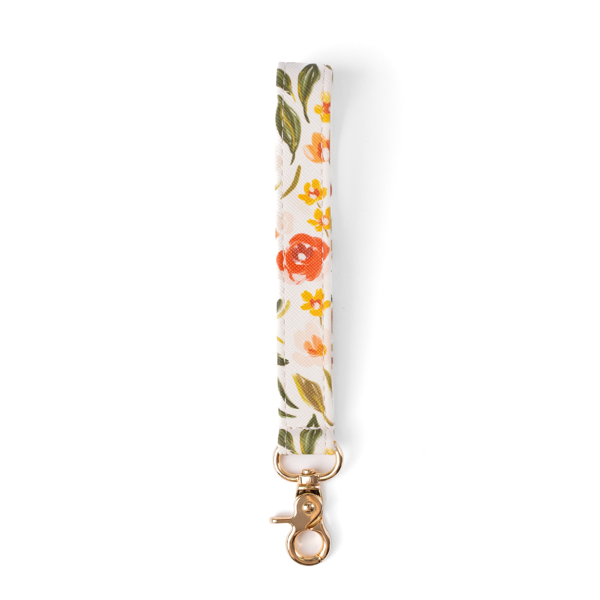 Floral Wristlet Keychain: Lilac Floral