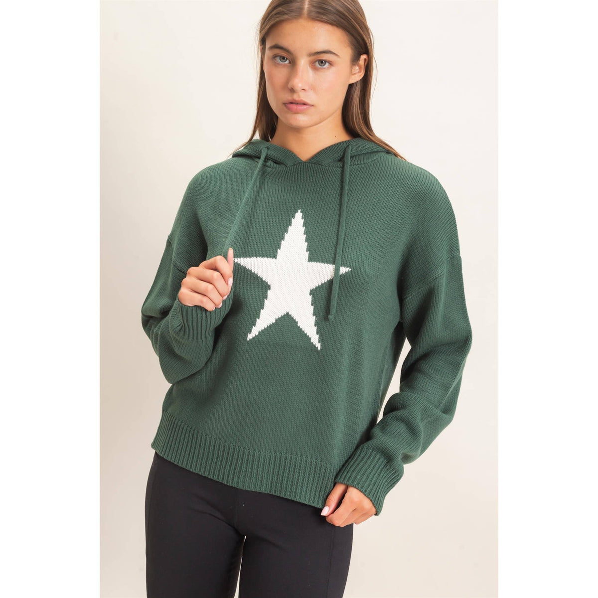 Star Hooded Sweater