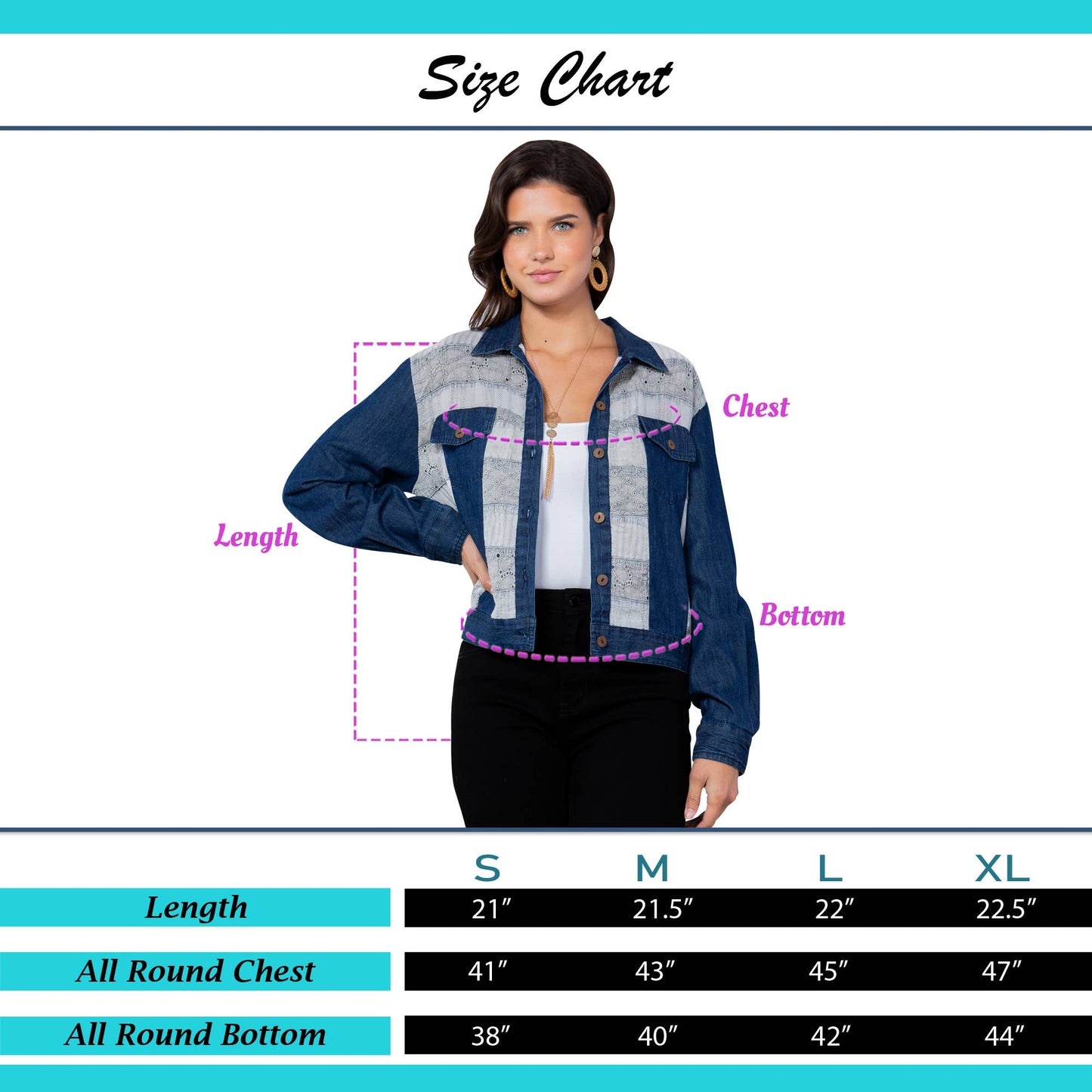 Cowgirl Chic: Cropped Denim Jacket With Printed Patchwork
