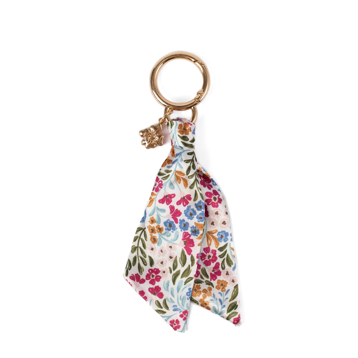 Floral Satin Keychain: Primrose Petals