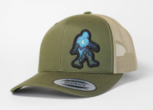 Bigfoot Night Sky Trucker Hat