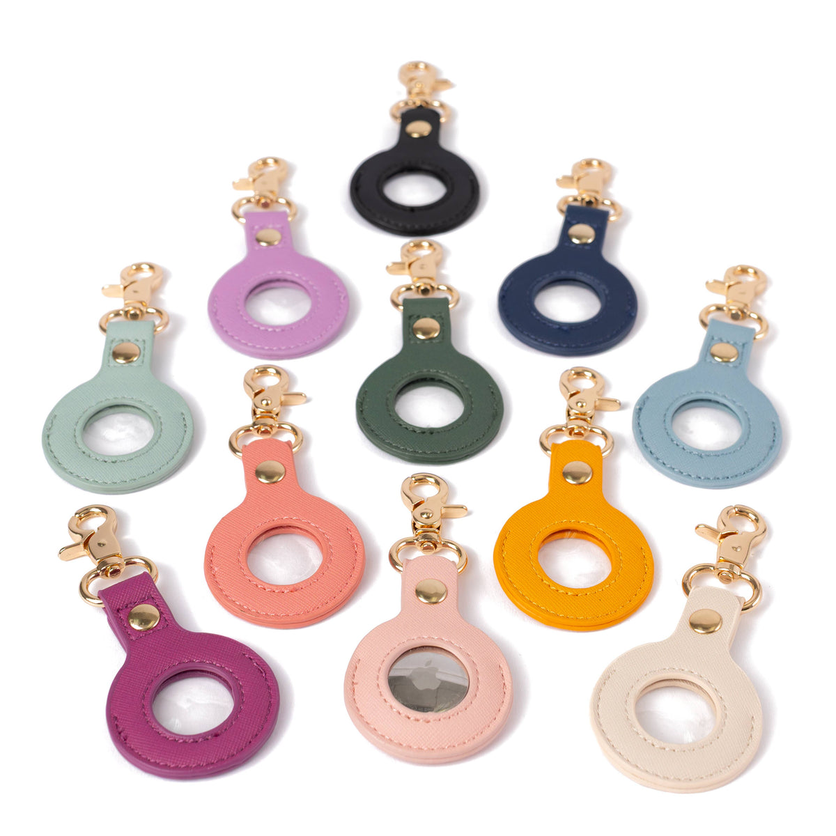 Solid AirTag Keychain: Lilac