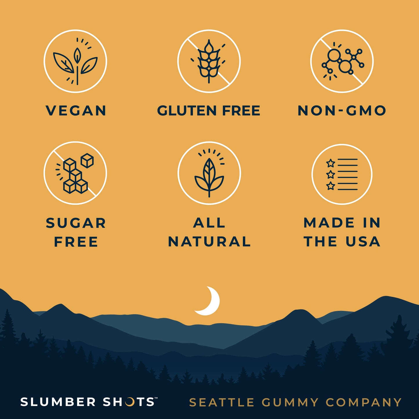 Slumber Shots Sleep Aid SUGAR FREE One Packet (4 days supply)