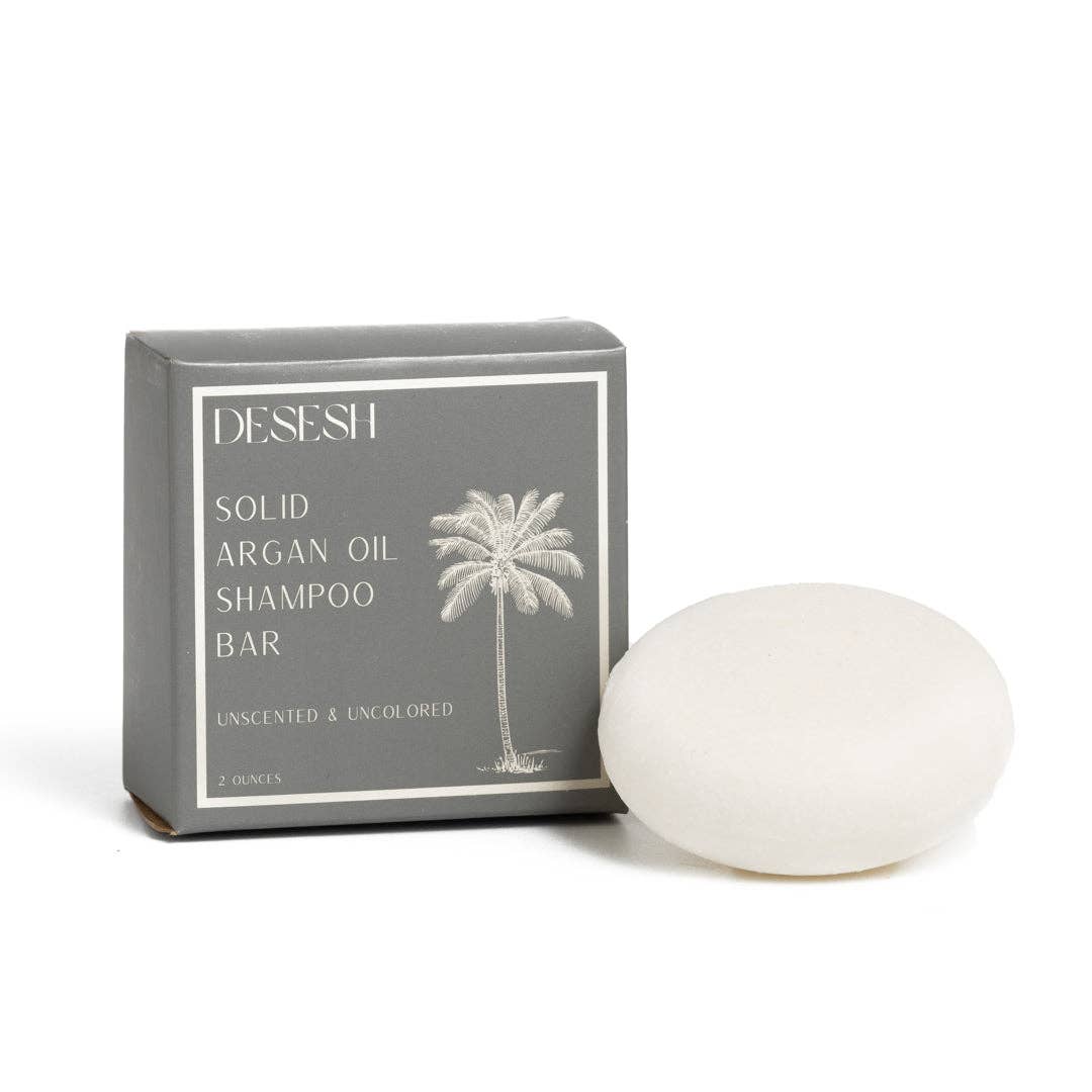 Solid Argan Oil Shampoo Bar (No Artificial Fragrances)