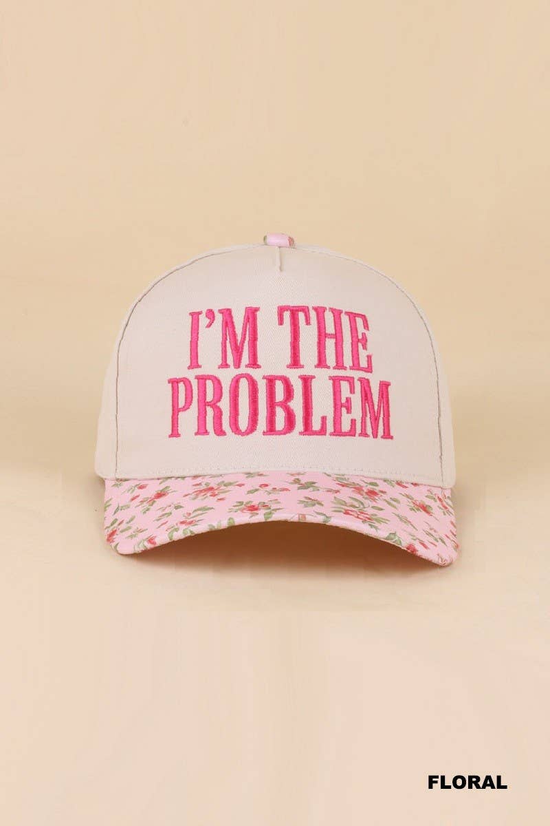 I'm The Problem Two Tone Snapback Hat: CAMO
