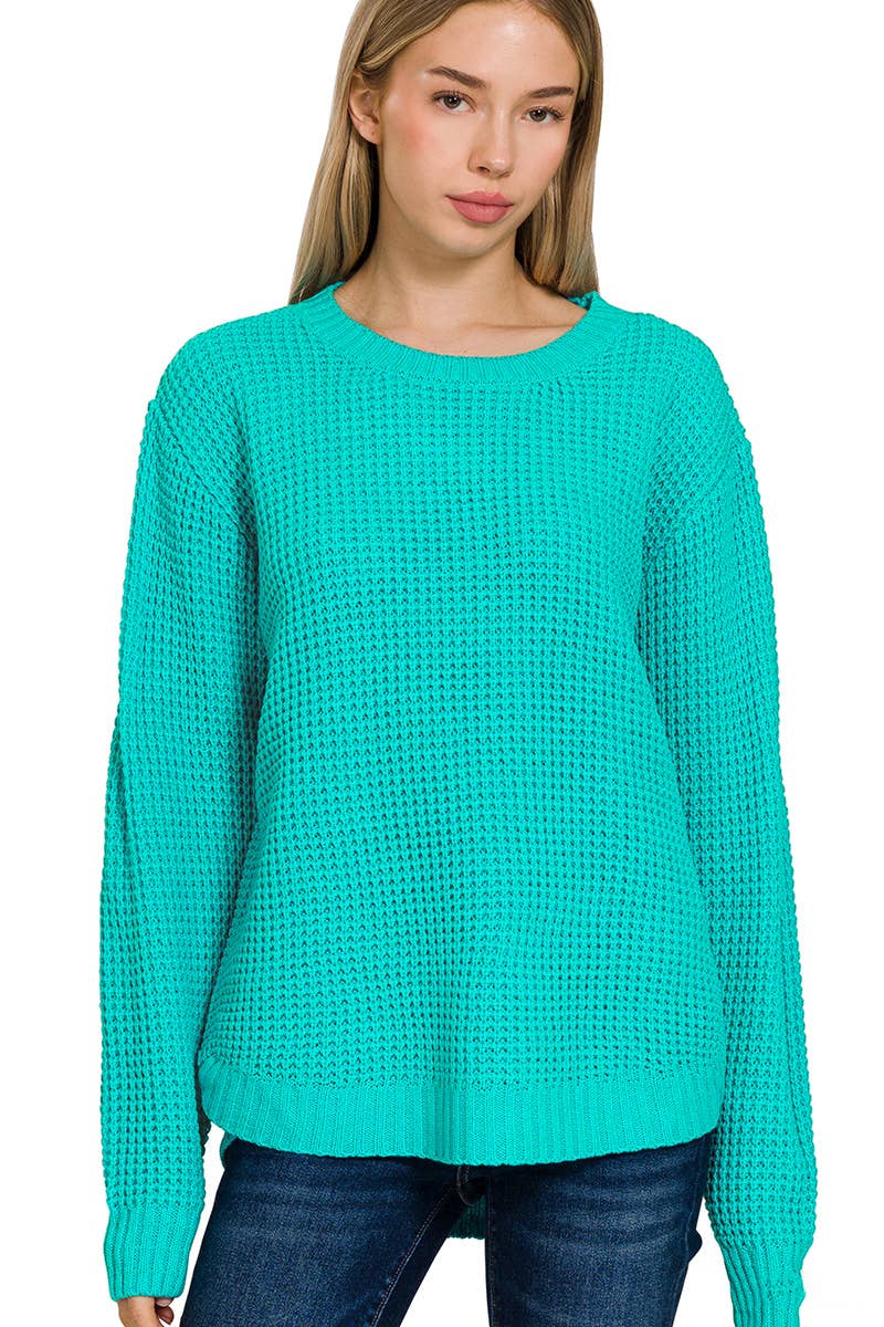 Waffle Sweater: Chocolate