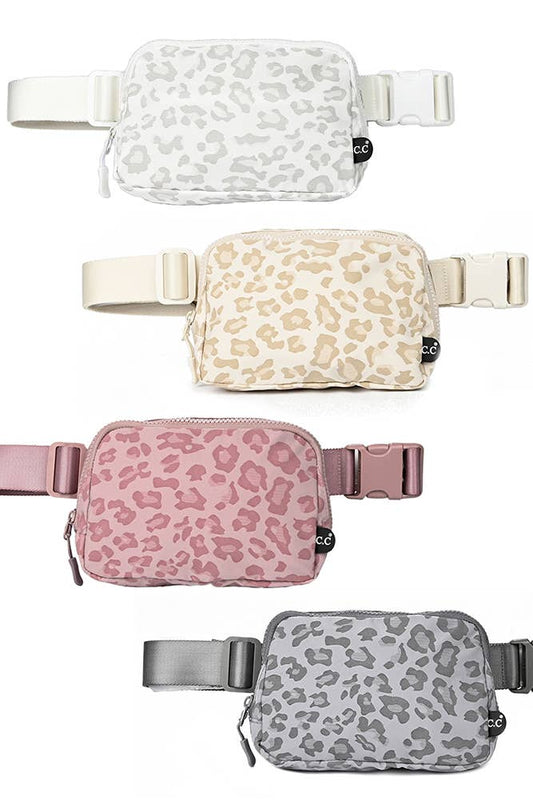 C.C Leopard Pattern Fanny Pack