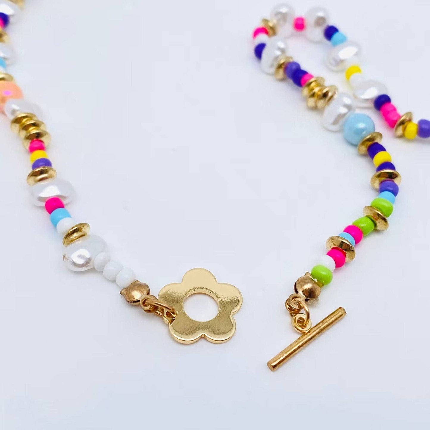 Colorful Beads Choker Necklace