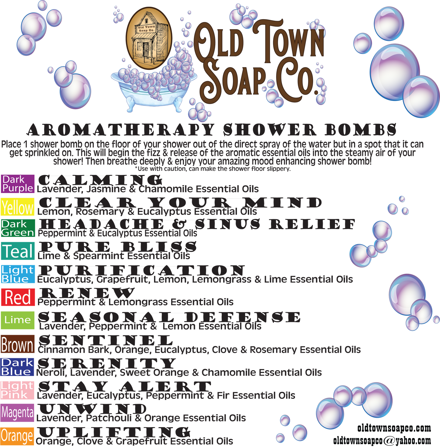 Single Shower Bombs-Seasonal Defense