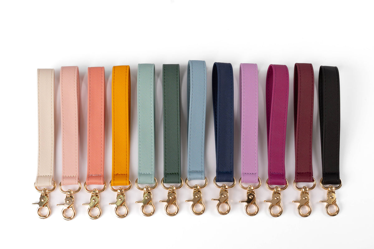 Solid Wristlet Keychain: Lilac