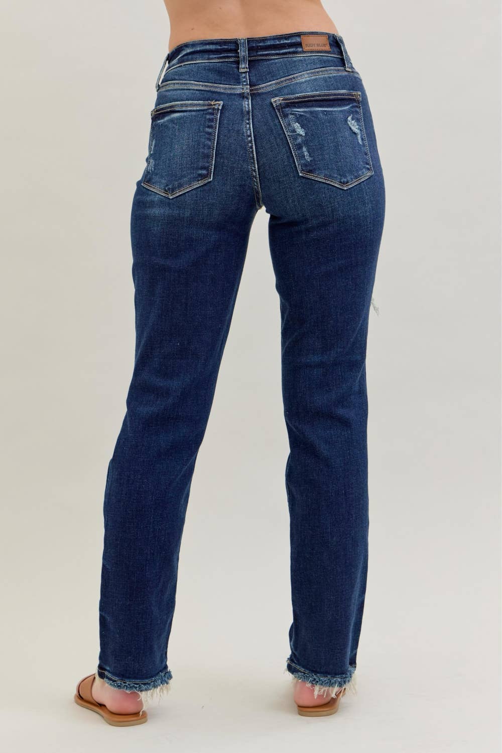 MR Heavy Destroy Straight Judy Blue jeans