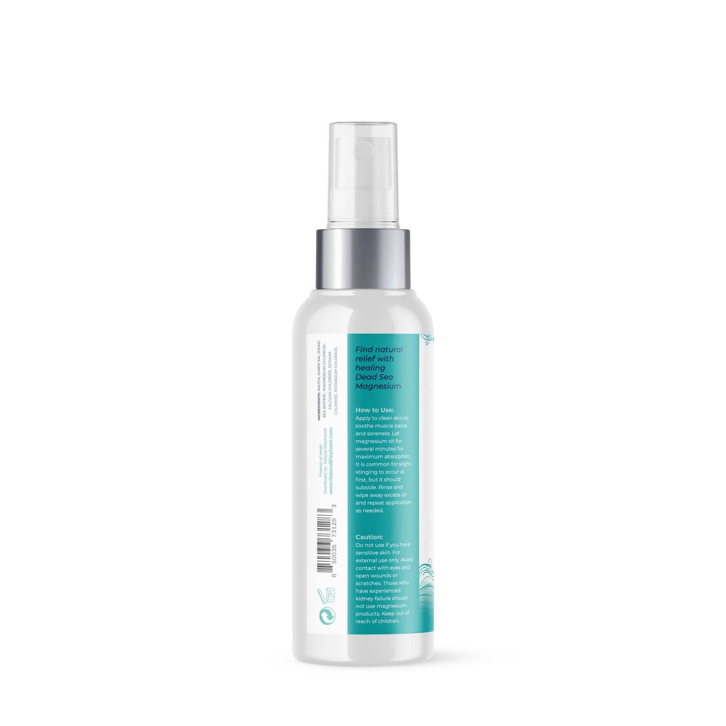 Natural Elephant - Dead Sea Magnesium Oil Spray: 6.7 fl oz | 200mL