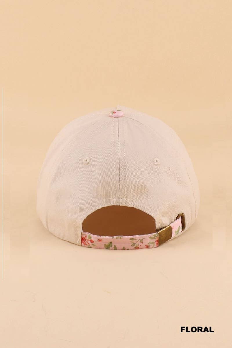 Expensive And Difficult Two Tone Canvas Cotton Cap: LEOPARD