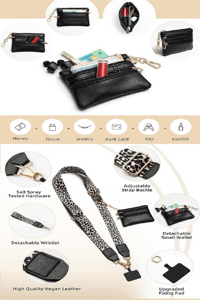 Clip And Go Crossbody Duo Phone Strap And Wallet