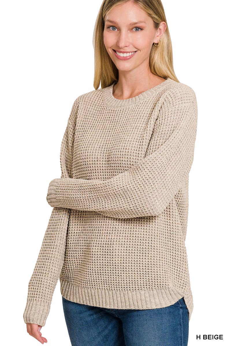 Waffle Sweater: Chocolate