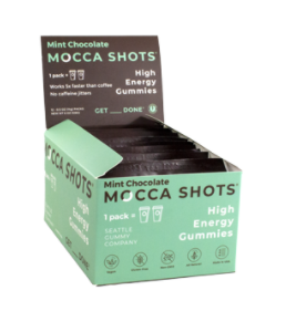 Mocca Shots Mint Chocolate Caffeine Gummy