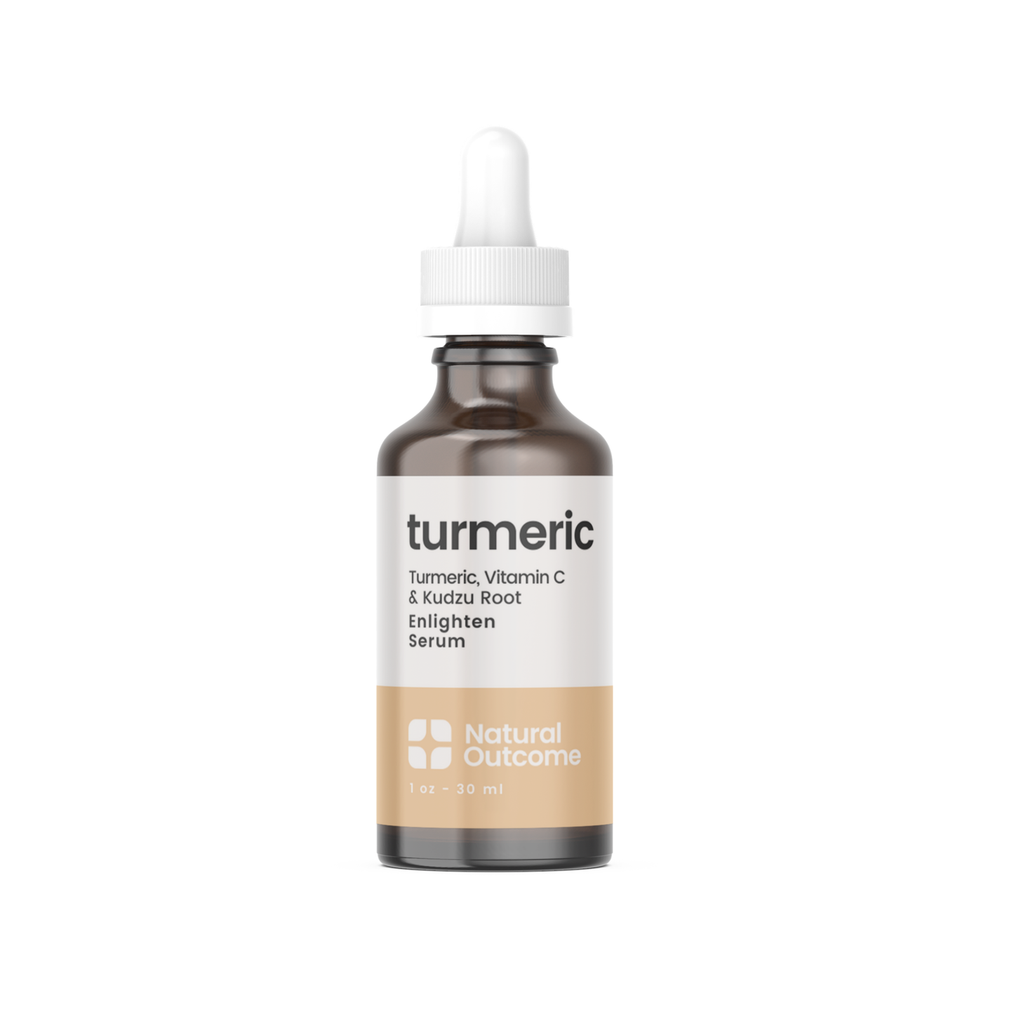 Natural Outcome Skincare - Turmeric & Vitamin C Serum - Enlighten