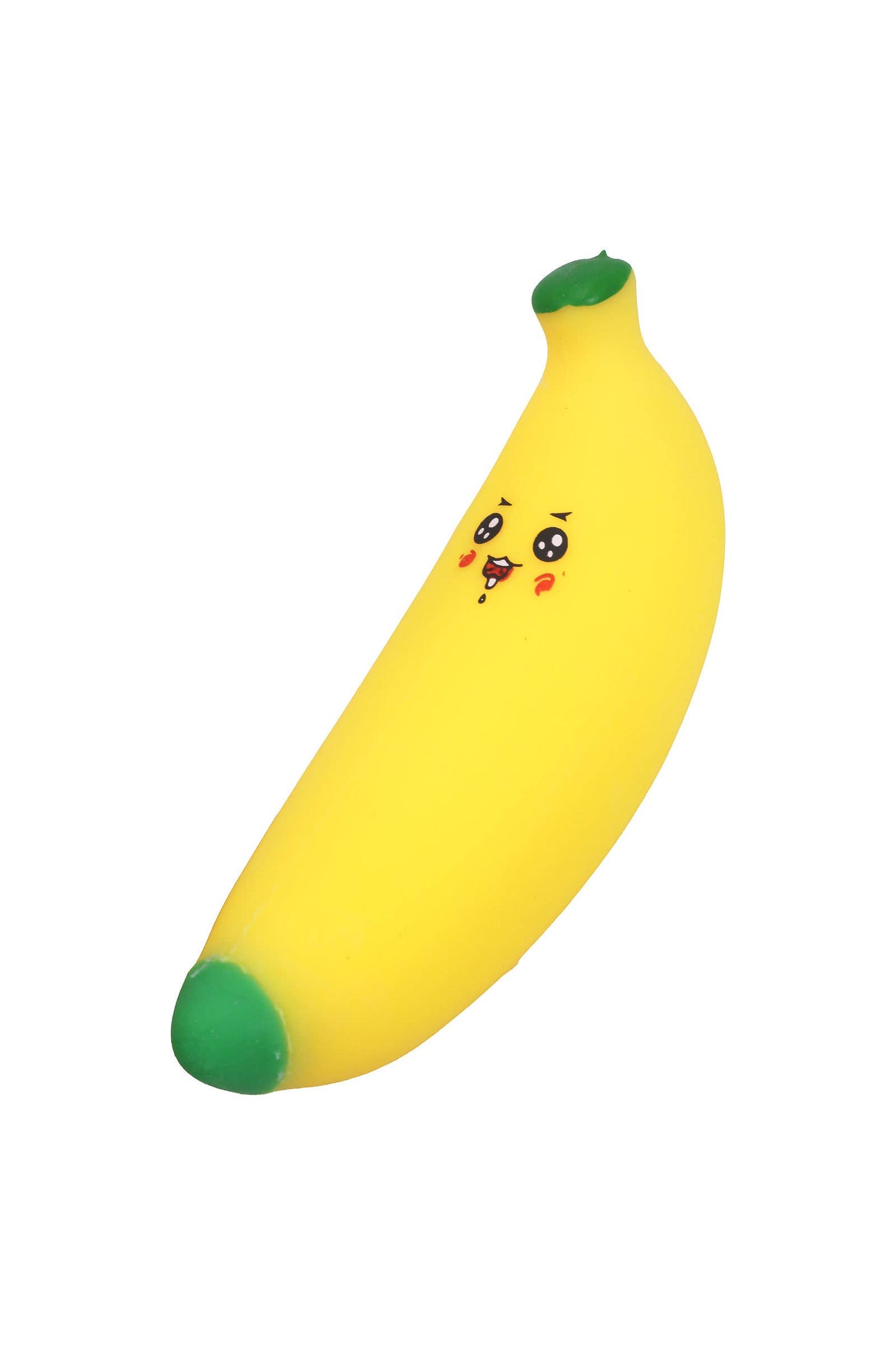 Cute Yellow Banana Fluffy Slime Filled TPR Squishy Toy: BANANA
