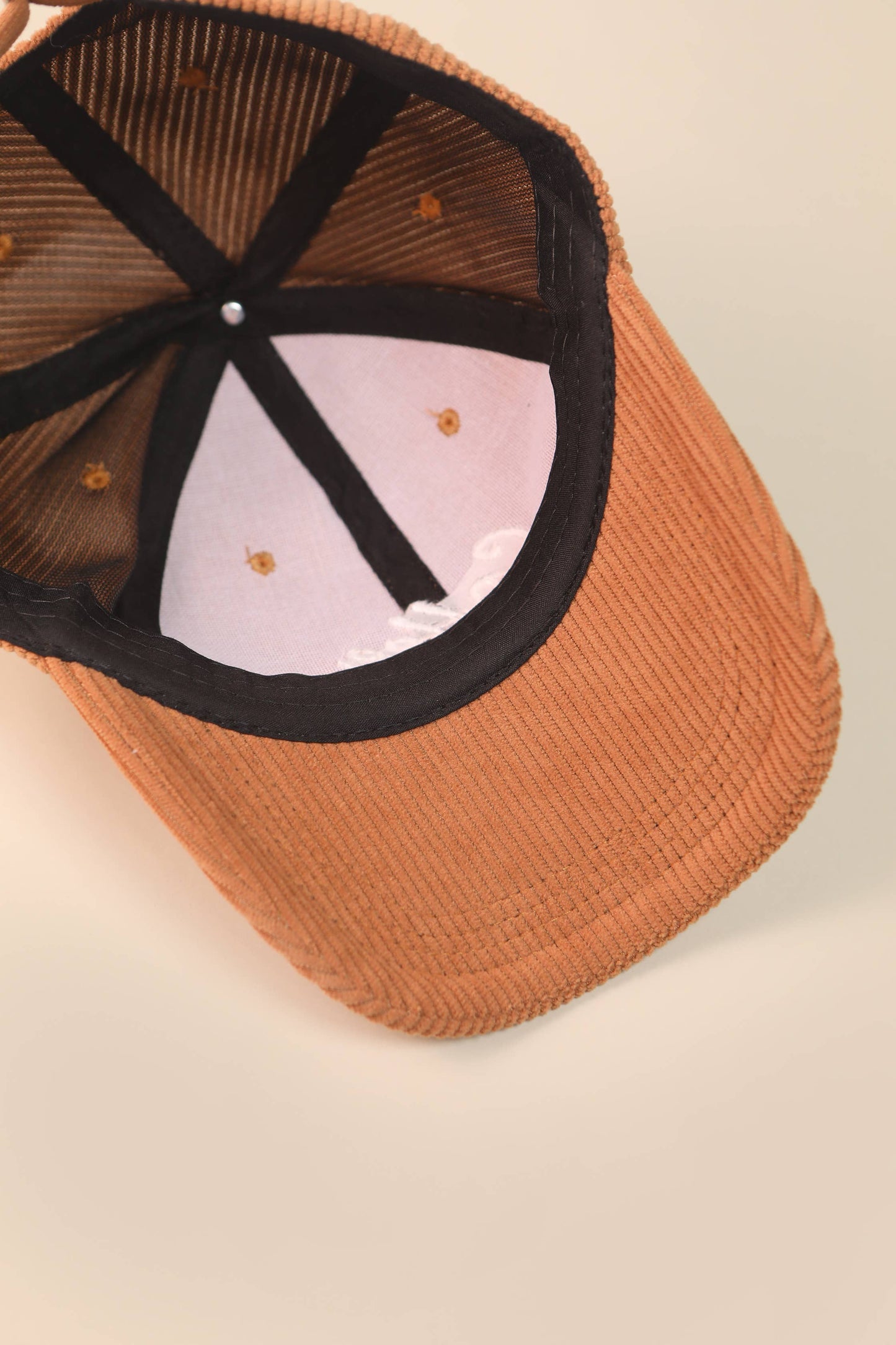 Coffee Corduroy Baseball Cap