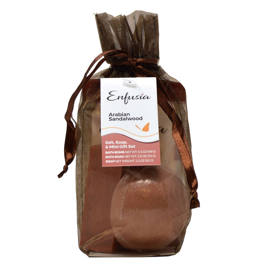 EveryDay Salt, Soap, & Mini Gift Set - Arabian Sandalwood