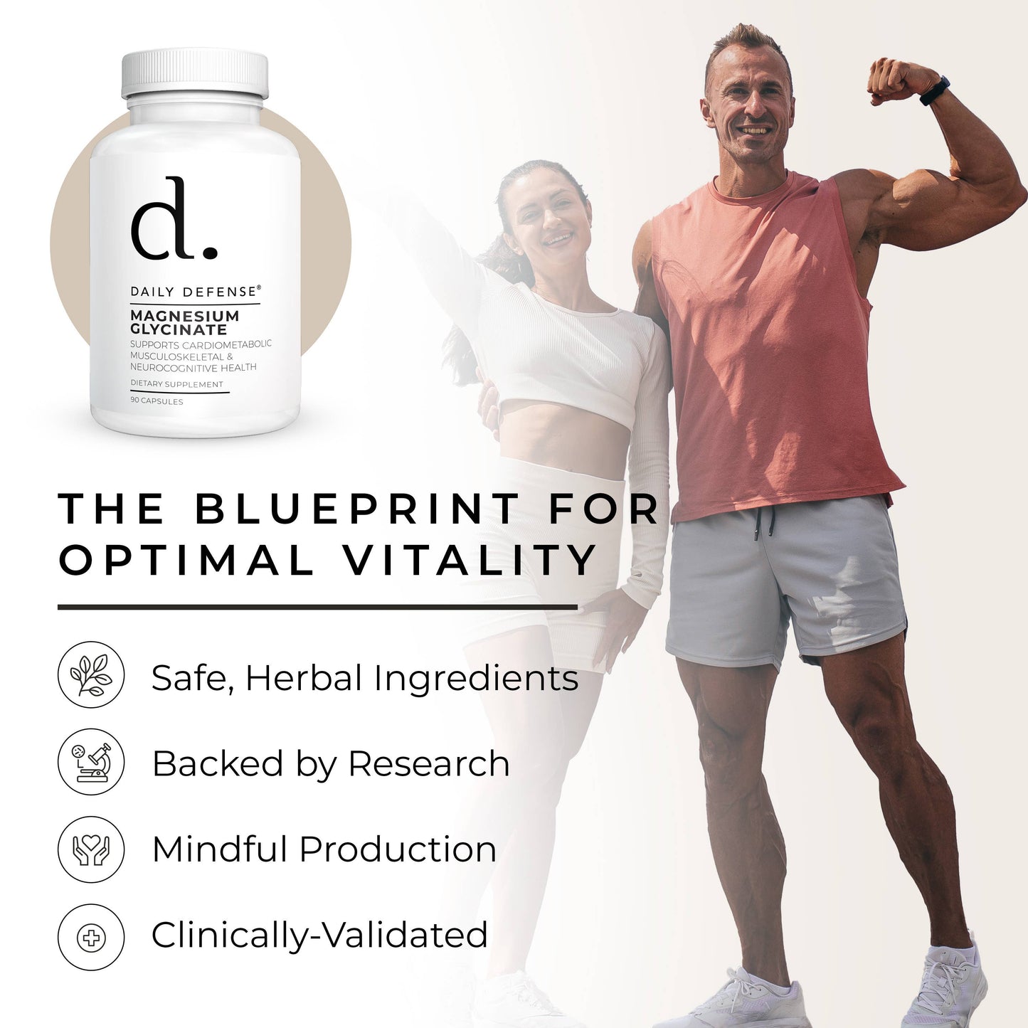 MAGNESIUM GLYCINATE Cardiometabolic Musculoskeletal Support