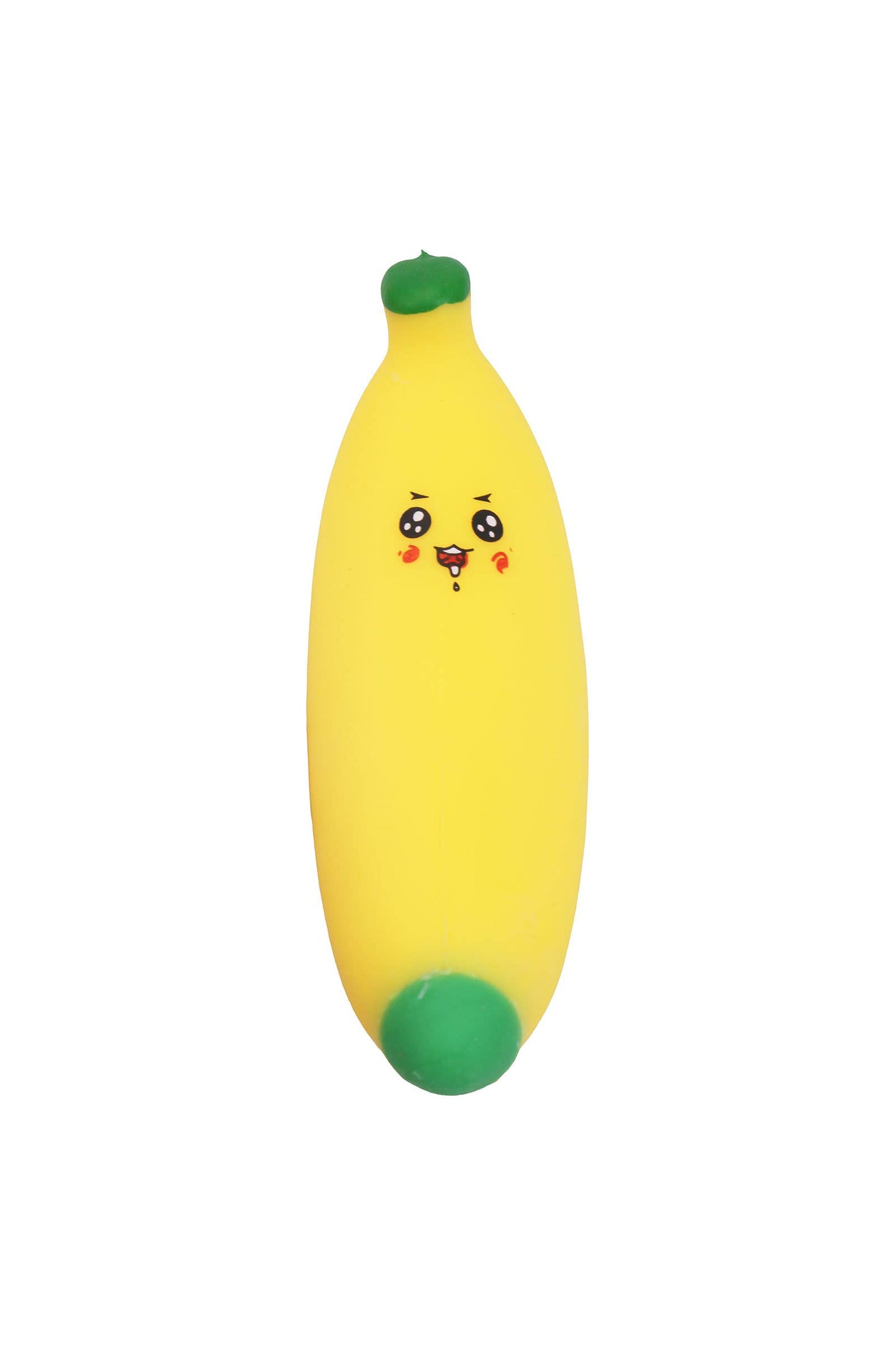 Cute Yellow Banana Fluffy Slime Filled TPR Squishy Toy: BANANA