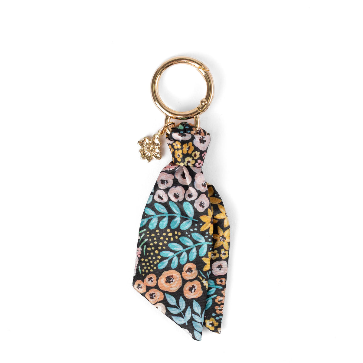 Floral Satin Keychain: Primrose Petals