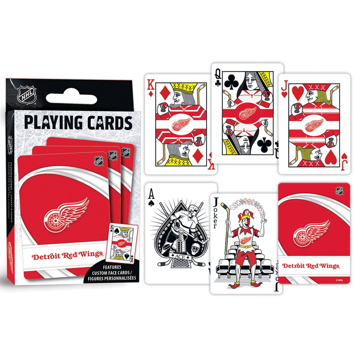 Detroit Red Wings Playing Cards
