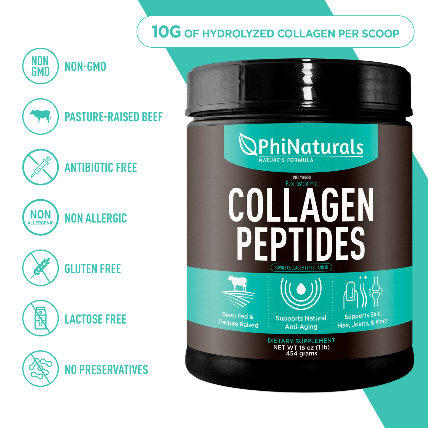 Hydrolyzed Collagen Peptides (NEW IMPROVED FORMULA)