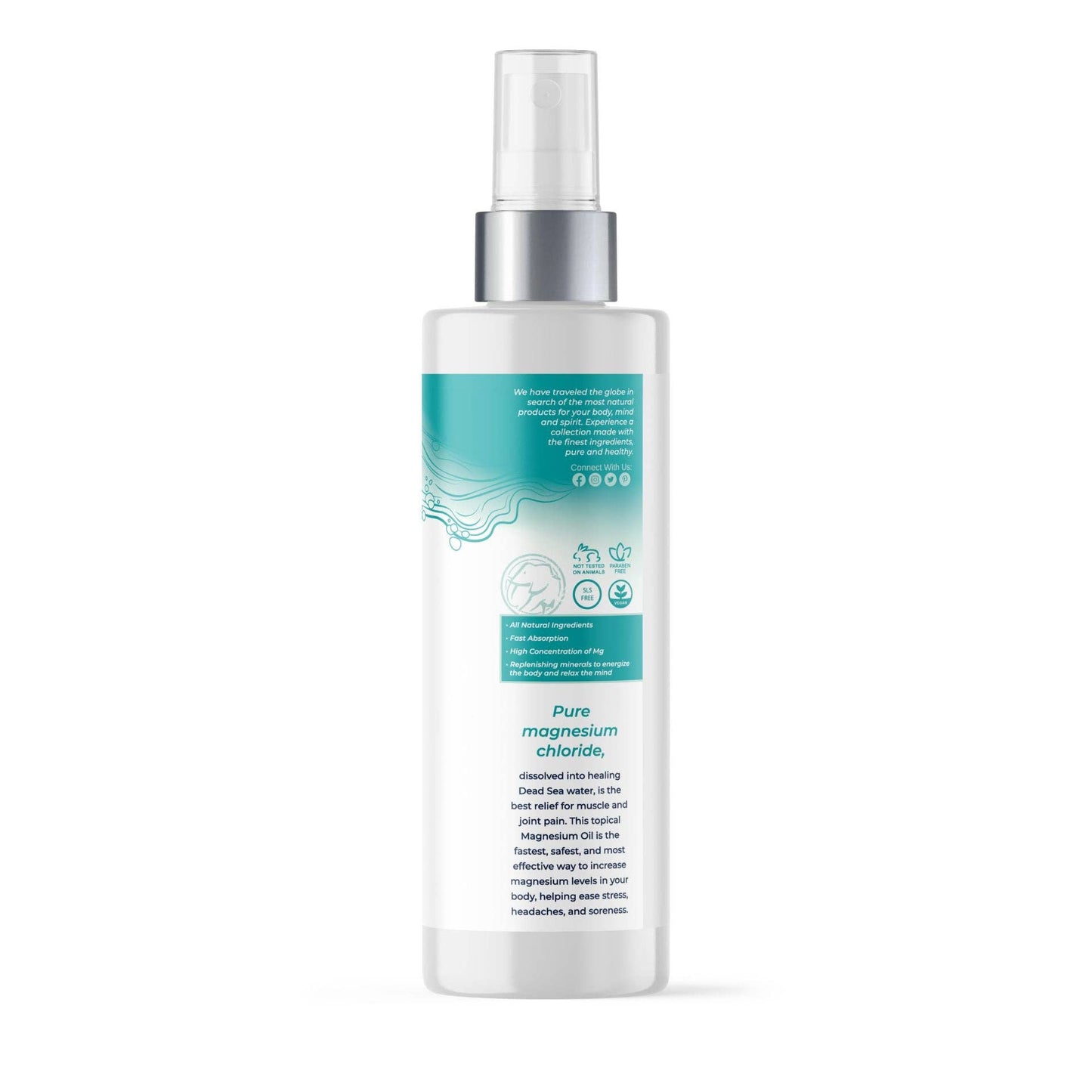 Natural Elephant - Dead Sea Magnesium Oil Spray: 6.7 fl oz | 200mL