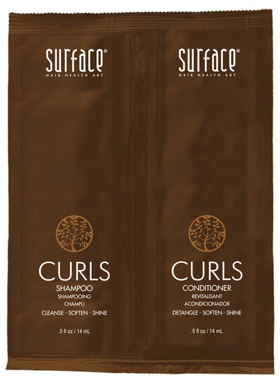 Surface Hair -Awaken Curls Shampoo and Conditioner Duo Foil 0.5oz