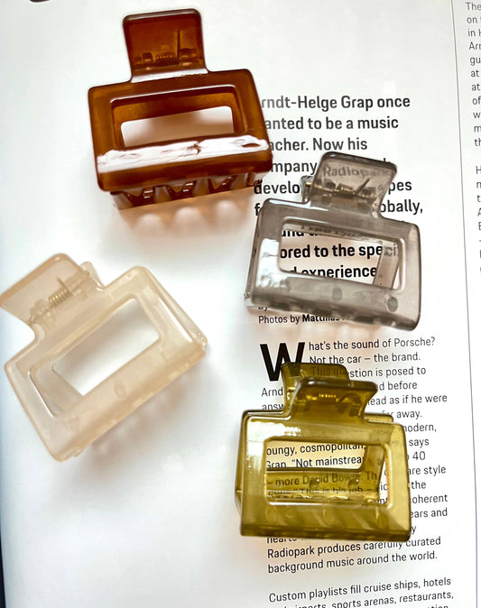 Small Square Hair Claw Clips