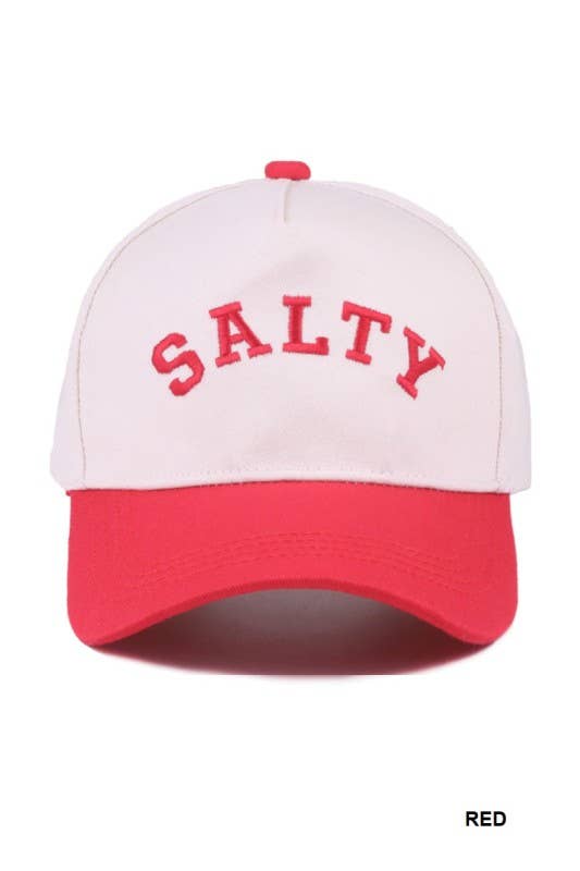 Salty Two-tone Canvas Cotton Cap: LEOPARD