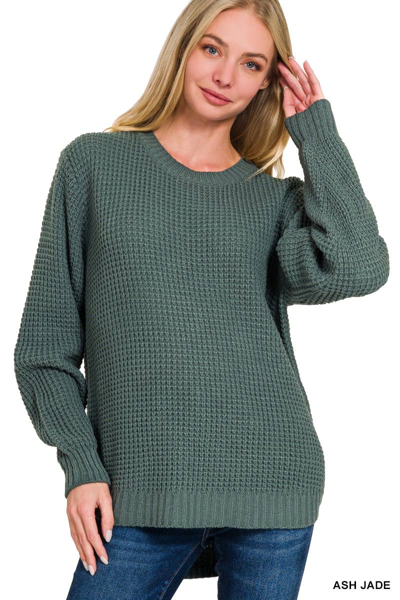 Waffle Sweater: Chocolate